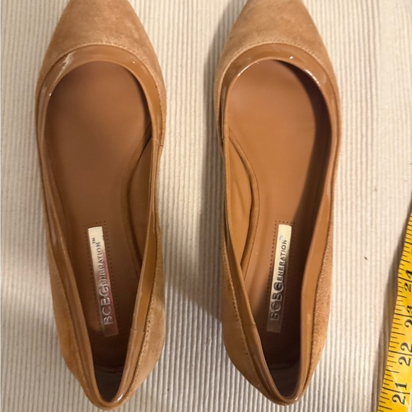 BCBGeneration Brown Suede Flats 7 - Picture 7 of 7